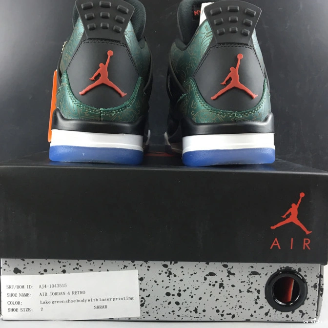 Cheap aj4-1043515 jordan 4 air green laser 0503
